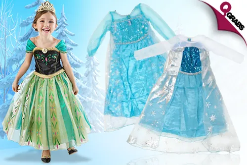 For QR49, Spoil Your Little Girl with Princess Dresses - Choose from Three Adorable Designs! (QR89 Value)
